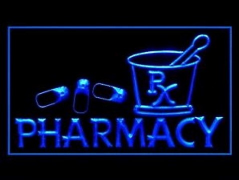 Pharmacy Pills Pharmacist LED Neon Sign